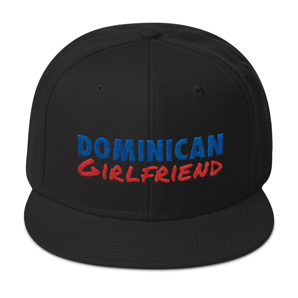Dominican Girlfriend Snapback Hat  - 2020 - DominicanGirlfriend.com - Frases Dominicanas - República Dominicana Lifestyle Graphic T-Shirts Streetwear & Accessories - New York - Bronx - Washington Heights - Miami - Florida - Boca Chica - USA - Dominican Clothing