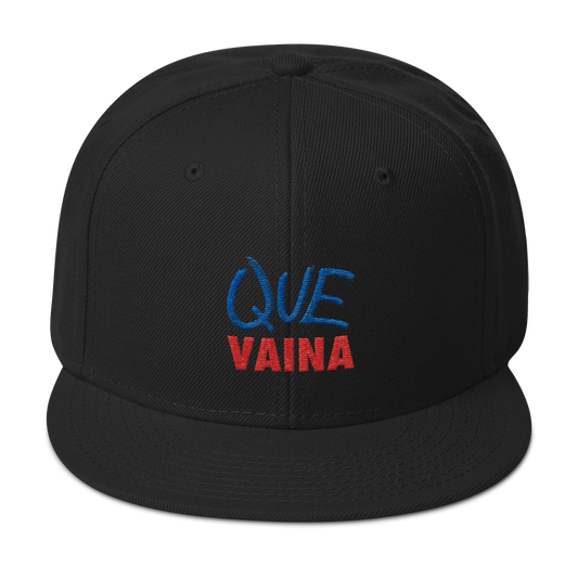 Que Vaina Snapback Hat  - 2020 - DominicanGirlfriend.com - Frases Dominicanas - República Dominicana Lifestyle Graphic T-Shirts Streetwear & Accessories - New York - Bronx - Washington Heights - Miami - Florida - Boca Chica - USA - Dominican Clothing