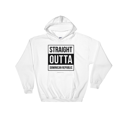 Straight Outta Dominican Republic Unisex Hoodie  - 2020 - DominicanGirlfriend.com - Frases Dominicanas - República Dominicana Lifestyle Graphic T-Shirts Streetwear & Accessories - New York - Bronx - Washington Heights - Miami - Florida - Boca Chica - USA - Dominican Clothing