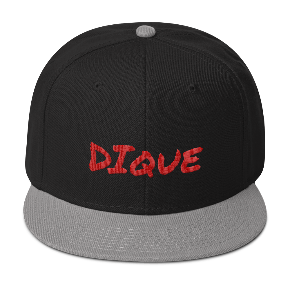 Dique Snapback Hat  - 2020 - DominicanGirlfriend.com - Frases Dominicanas - República Dominicana Lifestyle Graphic T-Shirts Streetwear & Accessories - New York - Bronx - Washington Heights - Miami - Florida - Boca Chica - USA - Dominican Clothing
