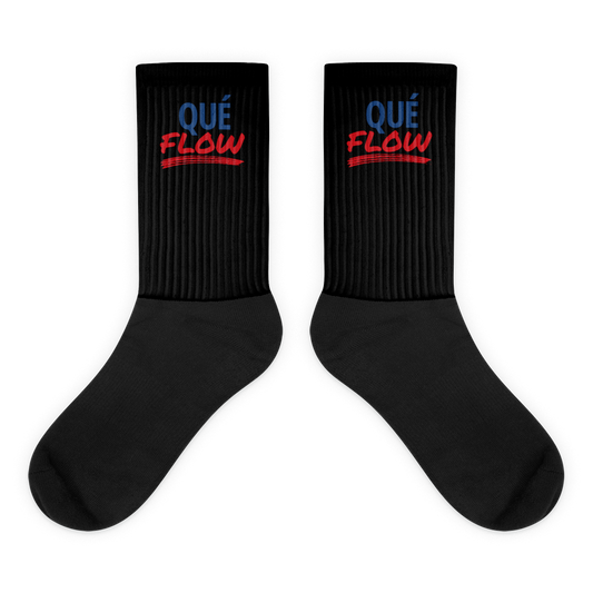 Que Flow Socks  - 2020 - DominicanGirlfriend.com - Frases Dominicanas - República Dominicana Lifestyle Graphic T-Shirts Streetwear & Accessories - New York - Bronx - Washington Heights - Miami - Florida - Boca Chica - USA - Dominican Clothing