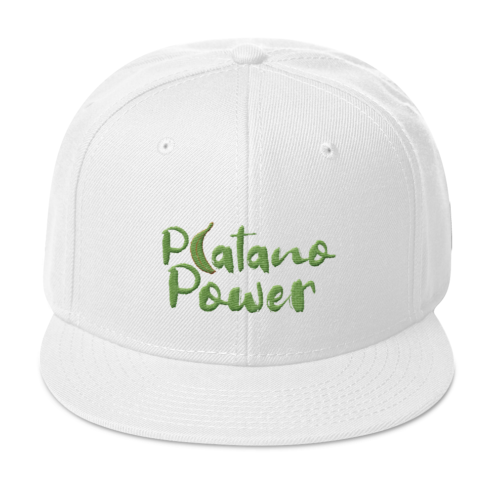 Platano Power Snapback Hat  - 2020 - DominicanGirlfriend.com - Frases Dominicanas - República Dominicana Lifestyle Graphic T-Shirts Streetwear & Accessories - New York - Bronx - Washington Heights - Miami - Florida - Boca Chica - USA - Dominican Clothing