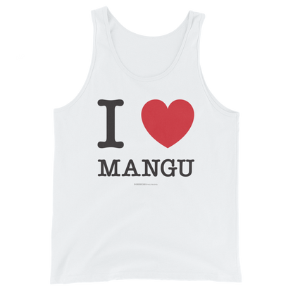 I Love Mangu Unisex Tank Top  - 2020 - DominicanGirlfriend.com - Frases Dominicanas - República Dominicana Lifestyle Graphic T-Shirts Streetwear & Accessories - New York - Bronx - Washington Heights - Miami - Florida - Boca Chica - USA - Dominican Clothing