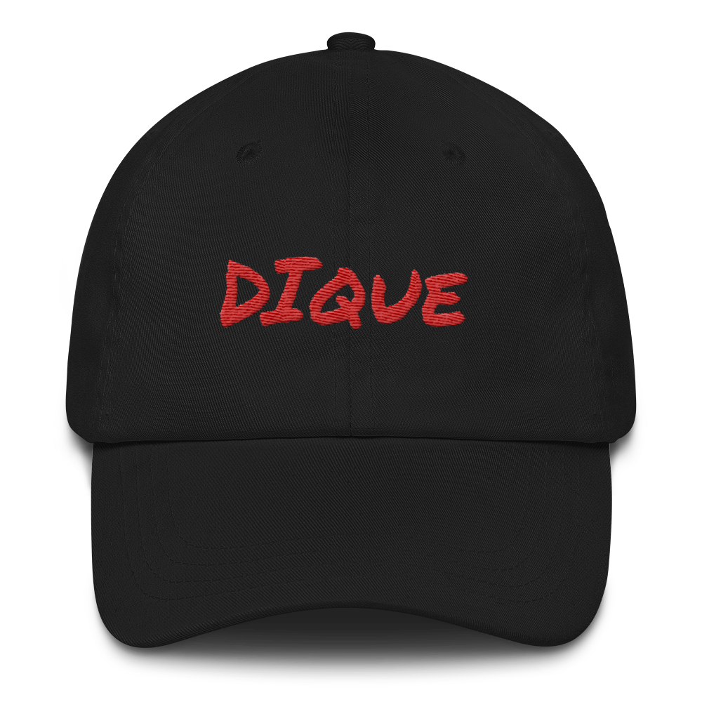 Dique Dad Hat  - 2020 - DominicanGirlfriend.com - Frases Dominicanas - República Dominicana Lifestyle Graphic T-Shirts Streetwear & Accessories - New York - Bronx - Washington Heights - Miami - Florida - Boca Chica - USA - Dominican Clothing