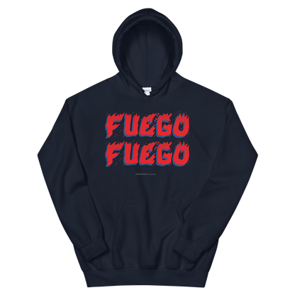 Fuego Unisex Hoodie  - 2020 - DominicanGirlfriend.com - Frases Dominicanas - República Dominicana Lifestyle Graphic T-Shirts Streetwear & Accessories - New York - Bronx - Washington Heights - Miami - Florida - Boca Chica - USA - Dominican Clothing