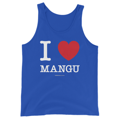 I Love Mangu Unisex Tank Top  - 2020 - DominicanGirlfriend.com - Frases Dominicanas - República Dominicana Lifestyle Graphic T-Shirts Streetwear & Accessories - New York - Bronx - Washington Heights - Miami - Florida - Boca Chica - USA - Dominican Clothing