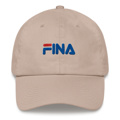 Fina Dad Hat  - 2020 - DominicanGirlfriend.com - Frases Dominicanas - República Dominicana Lifestyle Graphic T-Shirts Streetwear & Accessories - New York - Bronx - Washington Heights - Miami - Florida - Boca Chica - USA - Dominican Clothing