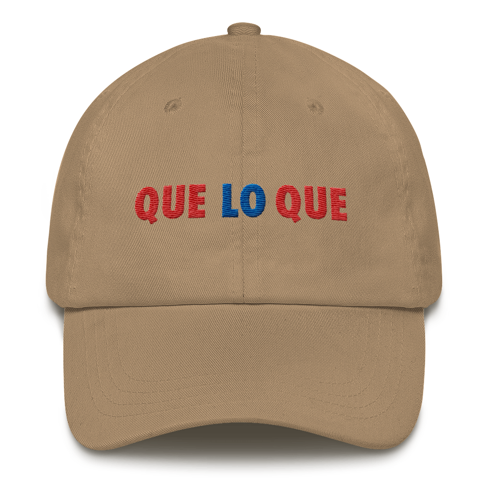 Que Lo Que Dad Hat  - 2020 - DominicanGirlfriend.com - Frases Dominicanas - República Dominicana Lifestyle Graphic T-Shirts Streetwear & Accessories - New York - Bronx - Washington Heights - Miami - Florida - Boca Chica - USA - Dominican Clothing