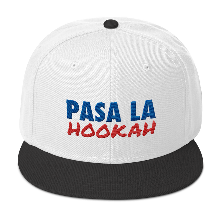 Pasa La Hookah Snapback Hat  - 2020 - DominicanGirlfriend.com - Frases Dominicanas - República Dominicana Lifestyle Graphic T-Shirts Streetwear & Accessories - New York - Bronx - Washington Heights - Miami - Florida - Boca Chica - USA - Dominican Clothing