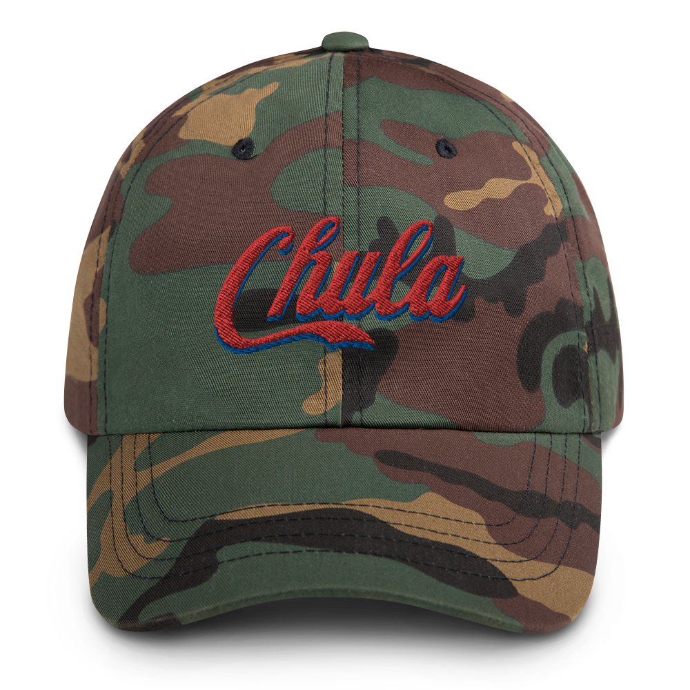 Chula Dad hat  - 2020 - DominicanGirlfriend.com - Frases Dominicanas - República Dominicana Lifestyle Graphic T-Shirts Streetwear & Accessories - New York - Bronx - Washington Heights - Miami - Florida - Boca Chica - USA - Dominican Clothing