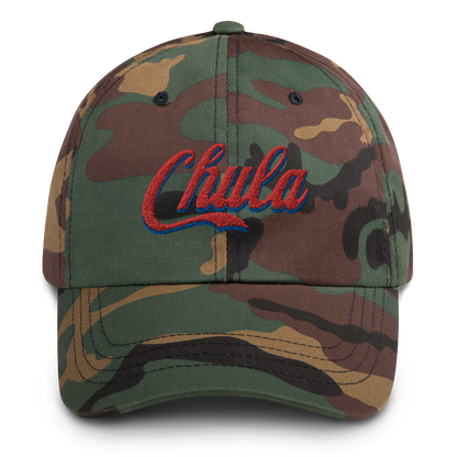 Chula Dad hat  - 2020 - DominicanGirlfriend.com - Frases Dominicanas - República Dominicana Lifestyle Graphic T-Shirts Streetwear & Accessories - New York - Bronx - Washington Heights - Miami - Florida - Boca Chica - USA - Dominican Clothing
