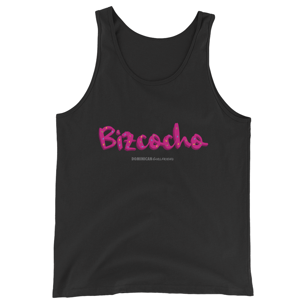 Bizcocho Tank Top  - 2020 - DominicanGirlfriend.com - Frases Dominicanas - República Dominicana Lifestyle Graphic T-Shirts Streetwear & Accessories - New York - Bronx - Washington Heights - Miami - Florida - Boca Chica - USA - Dominican Clothing