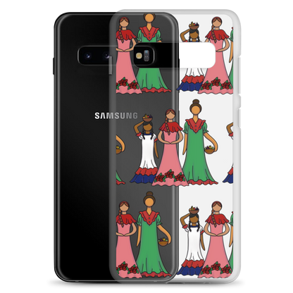 Dominican Faceless Dolls Samsung Case  - 2020 - DominicanGirlfriend.com - Frases Dominicanas - República Dominicana Lifestyle Graphic T-Shirts Streetwear & Accessories - New York - Bronx - Washington Heights - Miami - Florida - Boca Chica - USA - Dominican Clothing