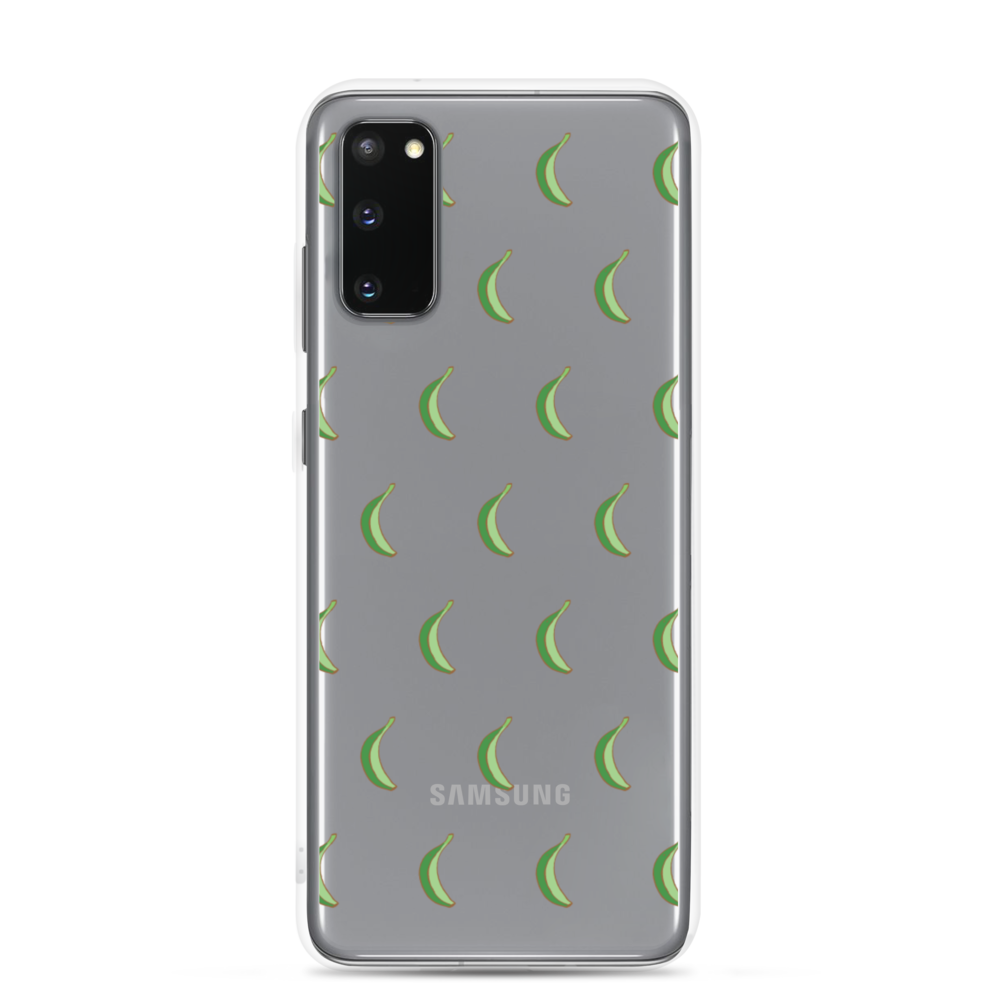 Platano All-Over Samsung Case (Transparent)  - 2020 - DominicanGirlfriend.com - Frases Dominicanas - República Dominicana Lifestyle Graphic T-Shirts Streetwear & Accessories - New York - Bronx - Washington Heights - Miami - Florida - Boca Chica - USA - Dominican Clothing