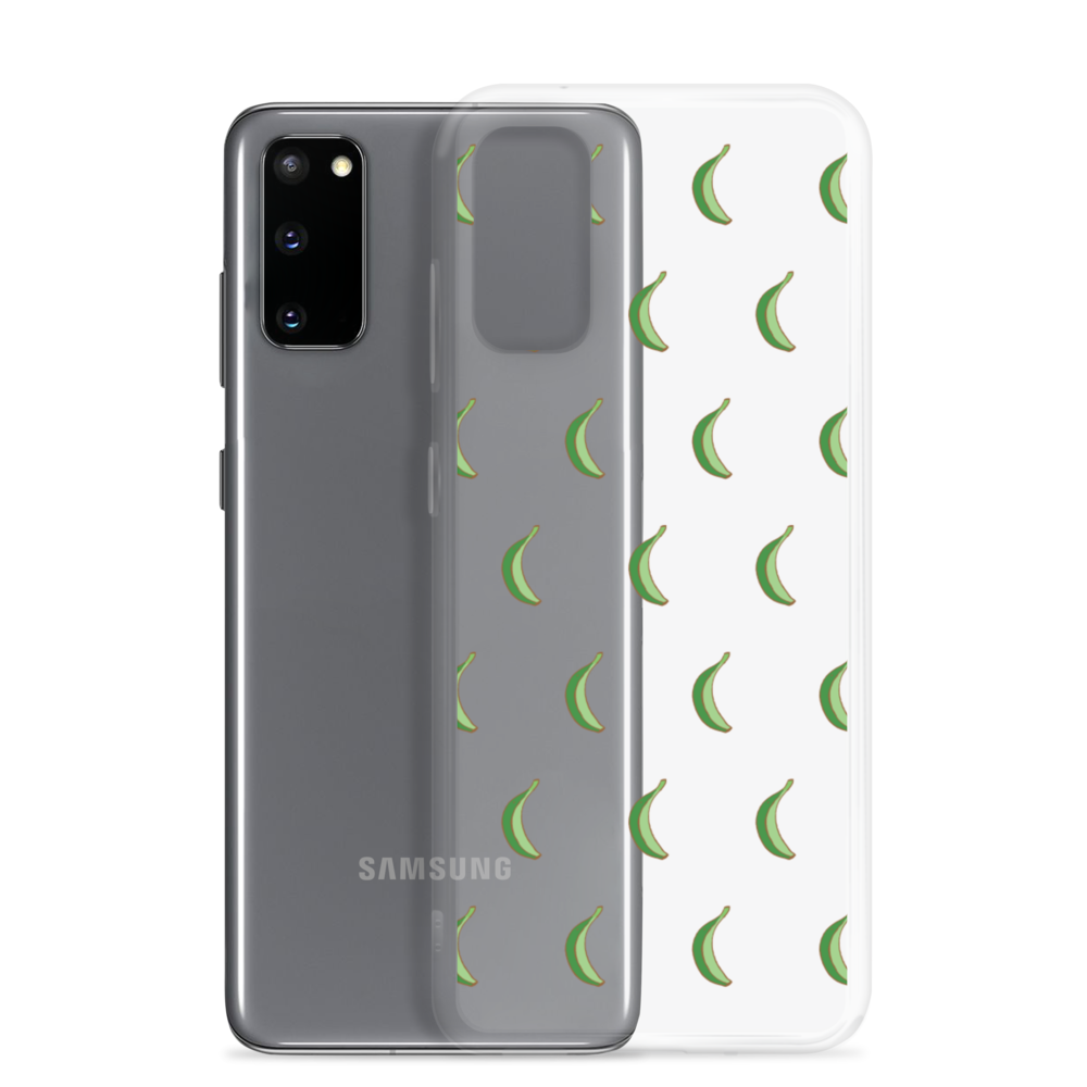 Platano All-Over Samsung Case (Transparent)  - 2020 - DominicanGirlfriend.com - Frases Dominicanas - República Dominicana Lifestyle Graphic T-Shirts Streetwear & Accessories - New York - Bronx - Washington Heights - Miami - Florida - Boca Chica - USA - Dominican Clothing