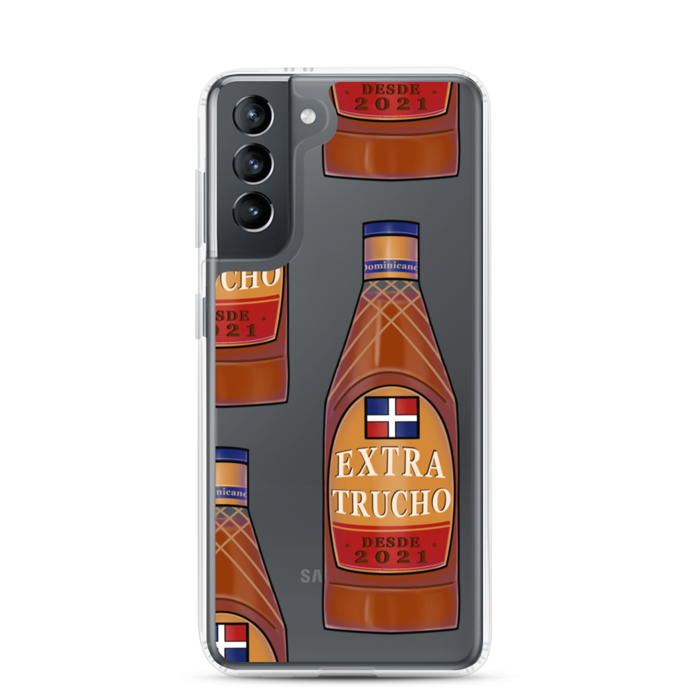 Extra Trucho Dominican Rum Samsung Case  - 2020 - DominicanGirlfriend.com - Frases Dominicanas - República Dominicana Lifestyle Graphic T-Shirts Streetwear & Accessories - New York - Bronx - Washington Heights - Miami - Florida - Boca Chica - USA - Dominican Clothing