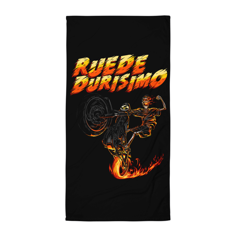 Ruede Durisimo Large Towel  - 2020 - DominicanGirlfriend.com - Frases Dominicanas - República Dominicana Lifestyle Graphic T-Shirts Streetwear & Accessories - New York - Bronx - Washington Heights - Miami - Florida - Boca Chica - USA - Dominican Clothing