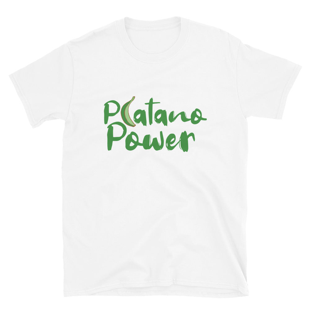 Platano Power Unisex T-Shirt  - 2020 - DominicanGirlfriend.com - Frases Dominicanas - República Dominicana Lifestyle Graphic T-Shirts Streetwear & Accessories - New York - Bronx - Washington Heights - Miami - Florida - Boca Chica - USA - Dominican Clothing