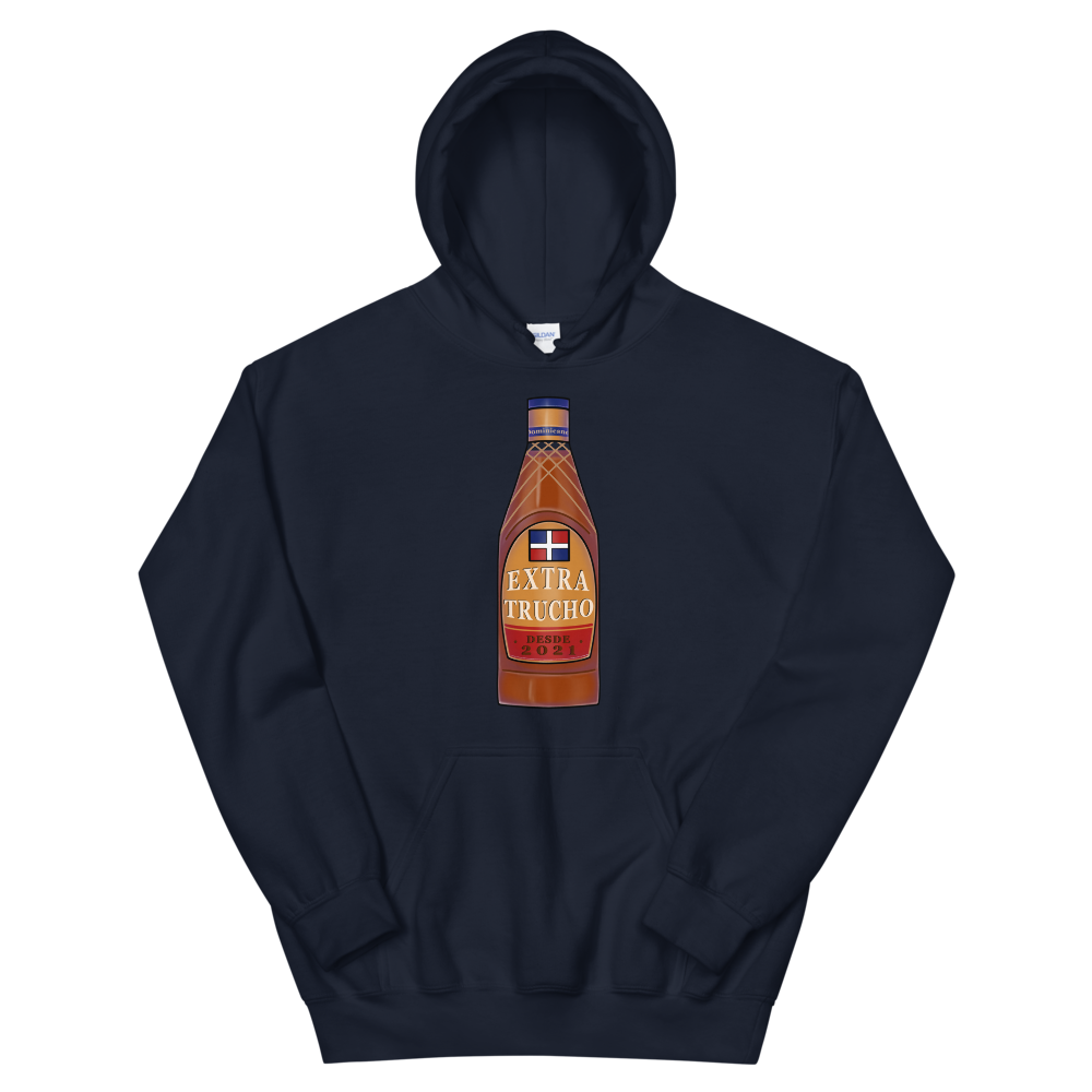 Extra Trucho Dominican Rum Unisex Hoodie  - 2020 - DominicanGirlfriend.com - Frases Dominicanas - República Dominicana Lifestyle Graphic T-Shirts Streetwear & Accessories - New York - Bronx - Washington Heights - Miami - Florida - Boca Chica - USA - Dominican Clothing