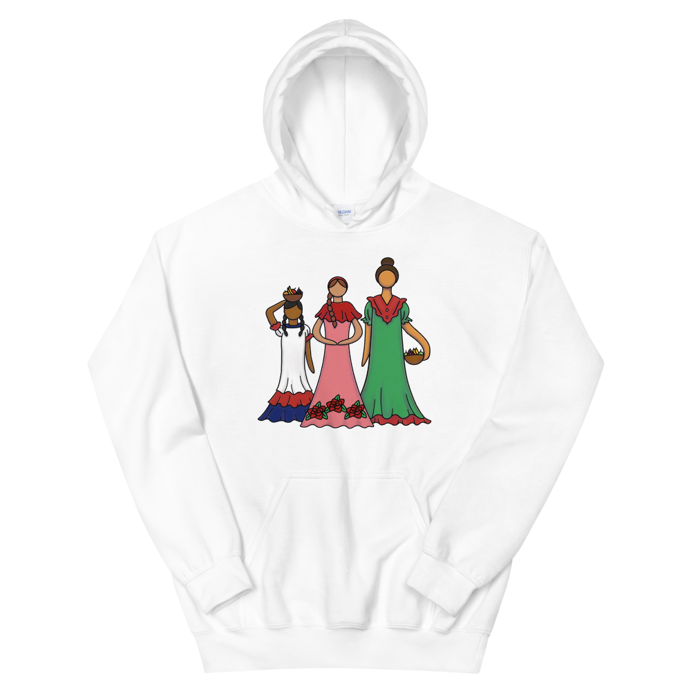Dominican Faceless Dolls Unisex Hoodie  - 2020 - DominicanGirlfriend.com - Frases Dominicanas - República Dominicana Lifestyle Graphic T-Shirts Streetwear & Accessories - New York - Bronx - Washington Heights - Miami - Florida - Boca Chica - USA - Dominican Clothing