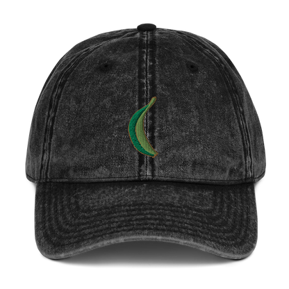 Platano Denim Dad Hat  - 2020 - DominicanGirlfriend.com - Frases Dominicanas - República Dominicana Lifestyle Graphic T-Shirts Streetwear & Accessories - New York - Bronx - Washington Heights - Miami - Florida - Boca Chica - USA - Dominican Clothing