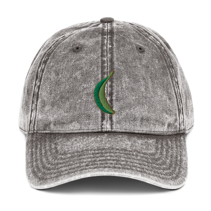 Platano Denim Dad Hat  - 2020 - DominicanGirlfriend.com - Frases Dominicanas - República Dominicana Lifestyle Graphic T-Shirts Streetwear & Accessories - New York - Bronx - Washington Heights - Miami - Florida - Boca Chica - USA - Dominican Clothing
