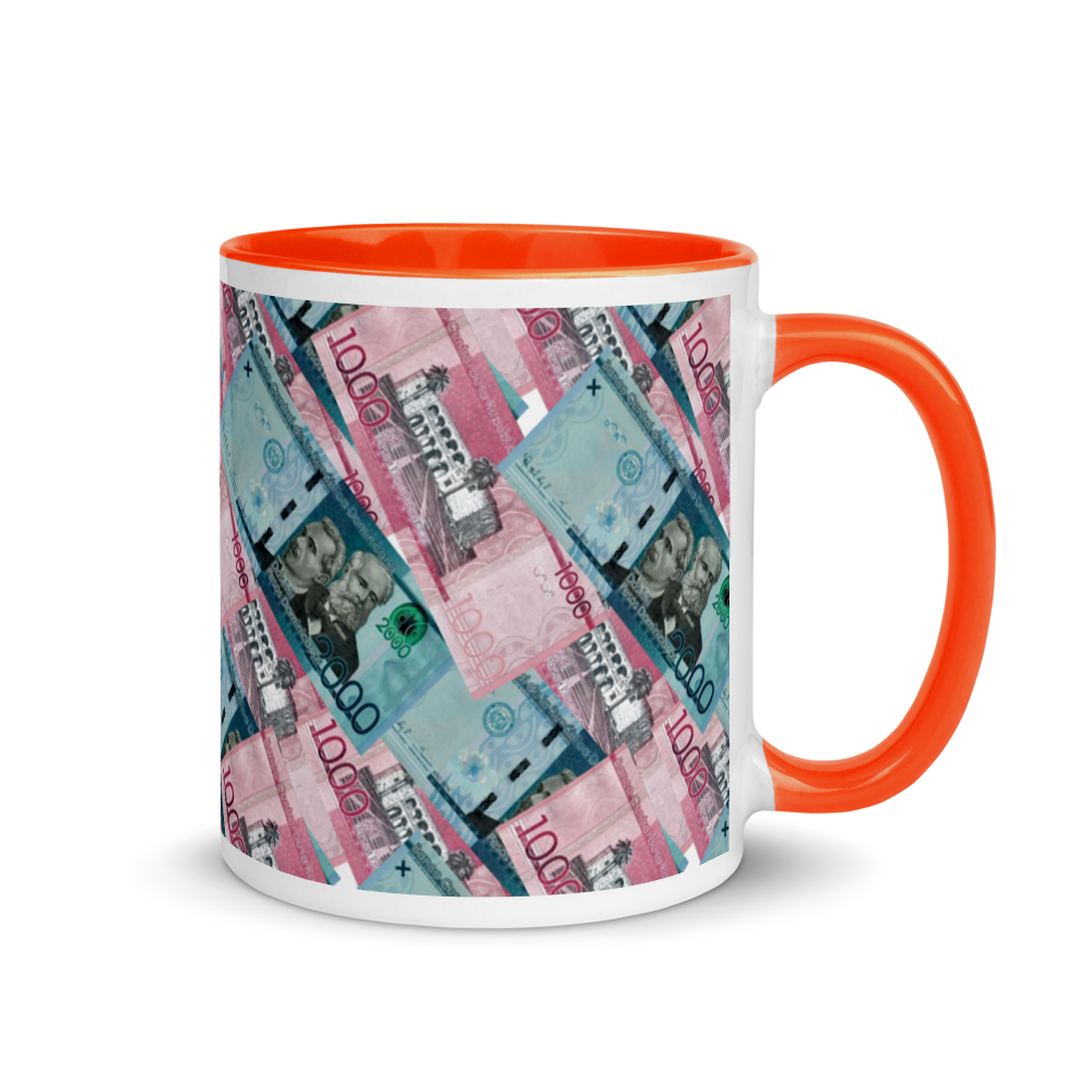 1000 y 2000 Dominican Pesos Mug with Color Inside  - 2020 - DominicanGirlfriend.com - Frases Dominicanas - República Dominicana Lifestyle Graphic T-Shirts Streetwear & Accessories - New York - Bronx - Washington Heights - Miami - Florida - Boca Chica - USA - Dominican Clothing