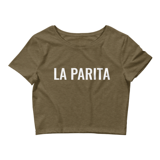 La Parita Crop Top  - 2020 - DominicanGirlfriend.com - Frases Dominicanas - República Dominicana Lifestyle Graphic T-Shirts Streetwear & Accessories - New York - Bronx - Washington Heights - Miami - Florida - Boca Chica - USA - Dominican Clothing