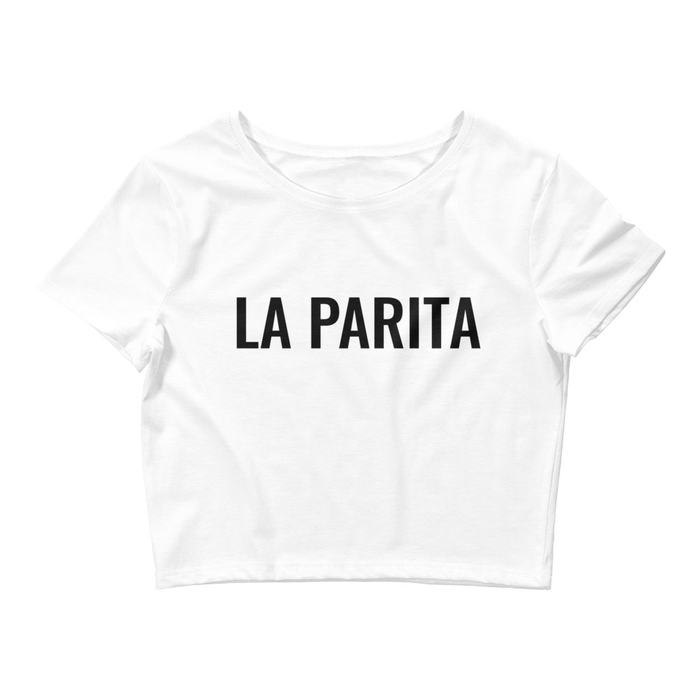 La Parita Crop Top  - 2020 - DominicanGirlfriend.com - Frases Dominicanas - República Dominicana Lifestyle Graphic T-Shirts Streetwear & Accessories - New York - Bronx - Washington Heights - Miami - Florida - Boca Chica - USA - Dominican Clothing