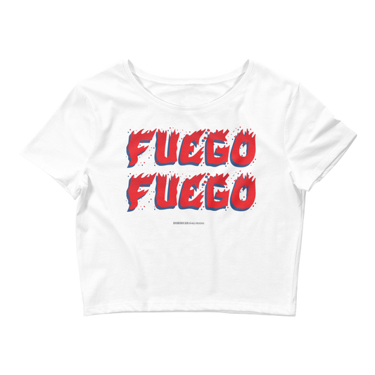 Women’s Crop Top  - 2020 - DominicanGirlfriend.com - Frases Dominicanas - República Dominicana Lifestyle Graphic T-Shirts Streetwear & Accessories - New York - Bronx - Washington Heights - Miami - Florida - Boca Chica - USA - Dominican Clothing