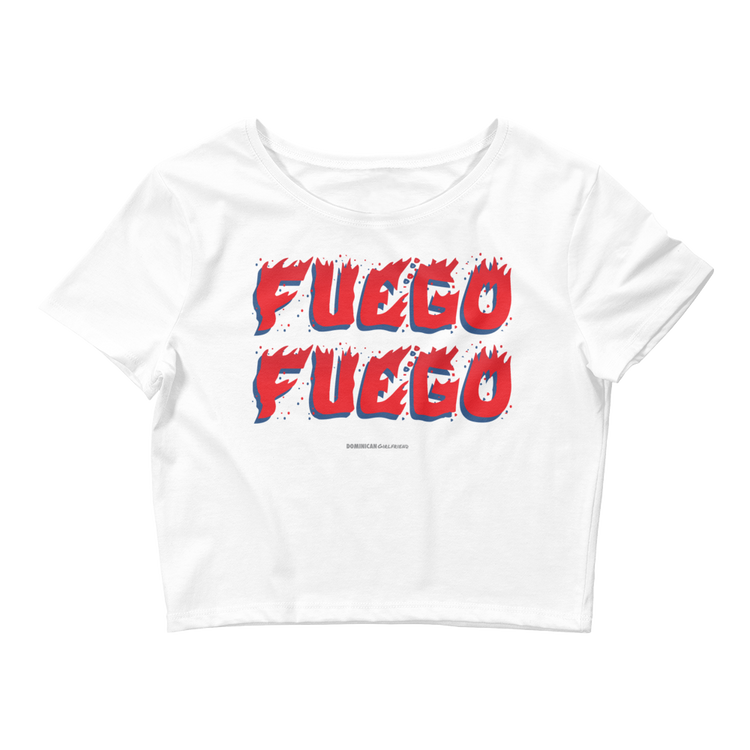 Women’s Crop Top  - 2020 - DominicanGirlfriend.com - Frases Dominicanas - República Dominicana Lifestyle Graphic T-Shirts Streetwear & Accessories - New York - Bronx - Washington Heights - Miami - Florida - Boca Chica - USA - Dominican Clothing