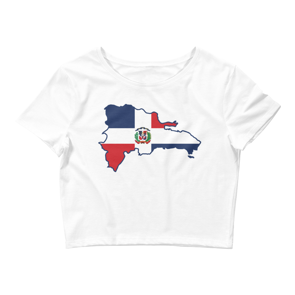 Republica Dominicana  Crop Top  - 2020 - DominicanGirlfriend.com - Frases Dominicanas - República Dominicana Lifestyle Graphic T-Shirts Streetwear & Accessories - New York - Bronx - Washington Heights - Miami - Florida - Boca Chica - USA - Dominican Clothing