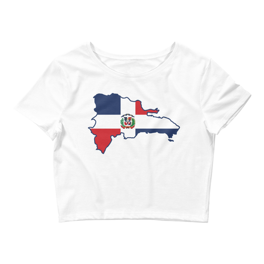 Republica Dominicana  Crop Top  - 2020 - DominicanGirlfriend.com - Frases Dominicanas - República Dominicana Lifestyle Graphic T-Shirts Streetwear & Accessories - New York - Bronx - Washington Heights - Miami - Florida - Boca Chica - USA - Dominican Clothing